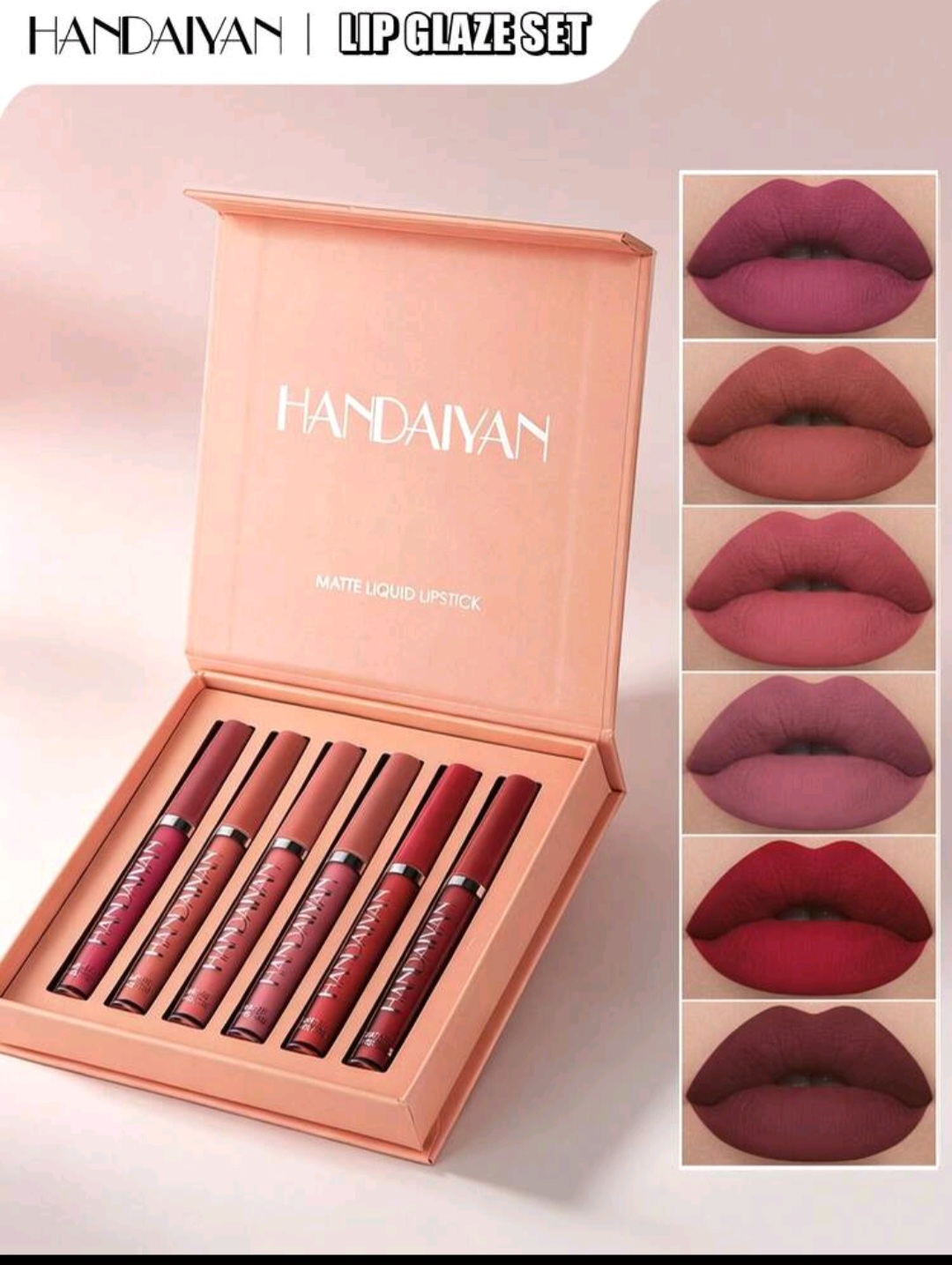 28. Handaiyan Lip Glaze Set - Berry Edit (6 pcs)