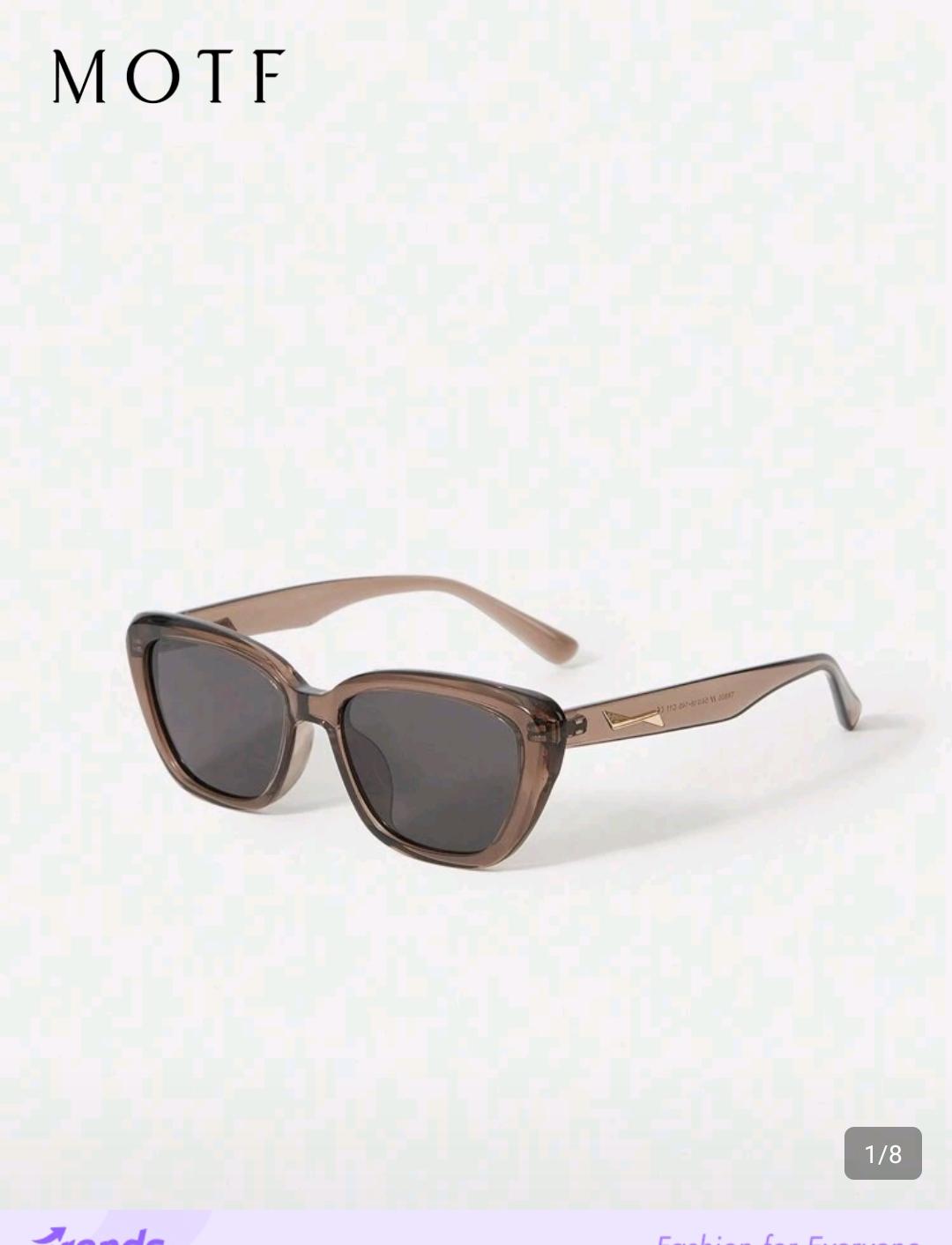 10. Smoke Crystal Cat-Eye Sunglasses
