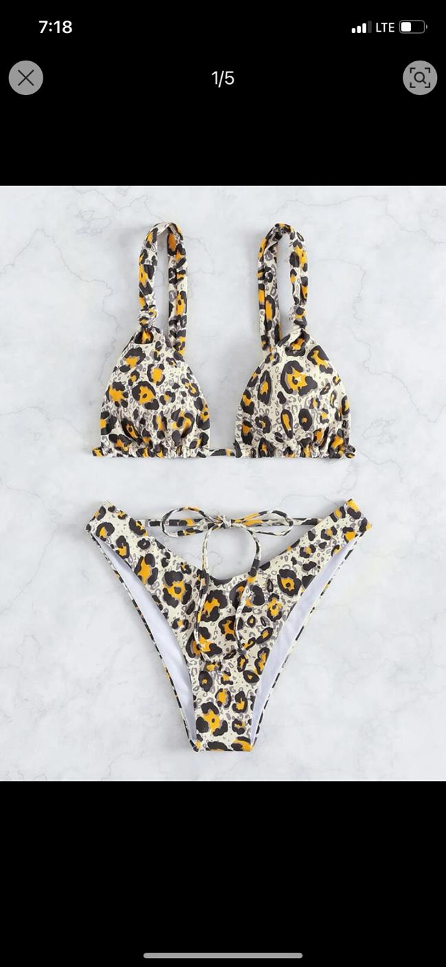06. Leopard Print Bikini Set