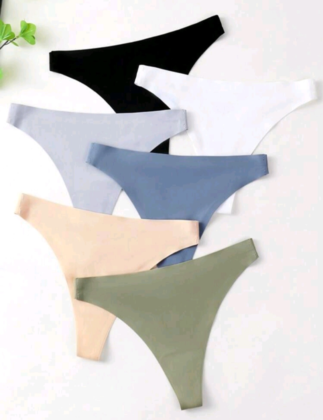 06. Seamless Thongs Multi-Pack (6 pcs)