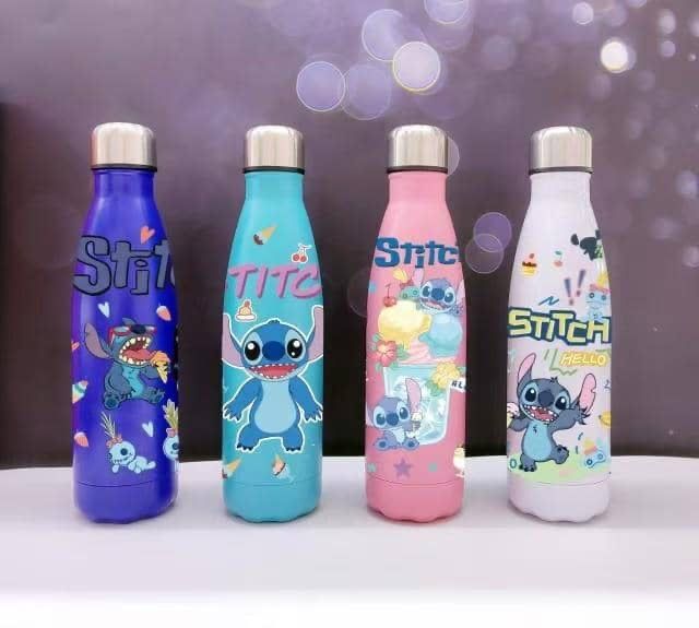 04. Stitch Stainless Steel Water Bottle
