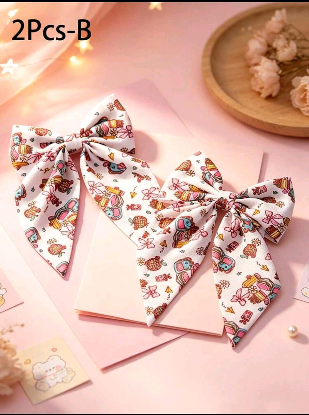 12. Backpack Print Sailor Bows — 2 pcs