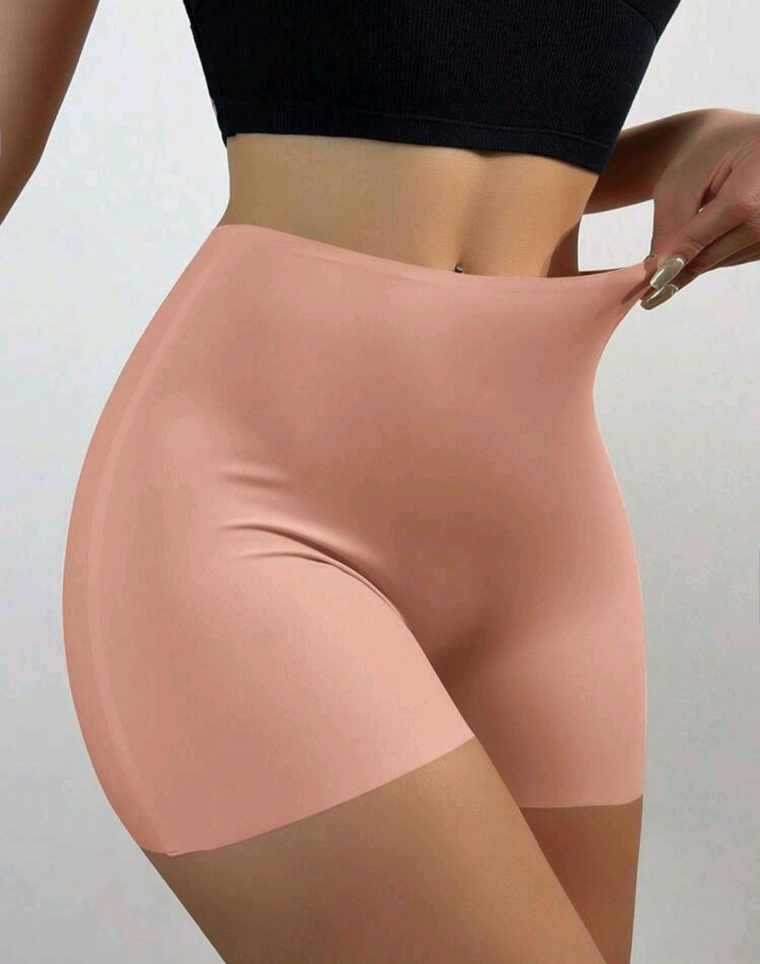 02. Seamless Safety Shorts — Pink
