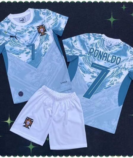 08. Ronaldo Portugal Blue Wave Kit (2pc)