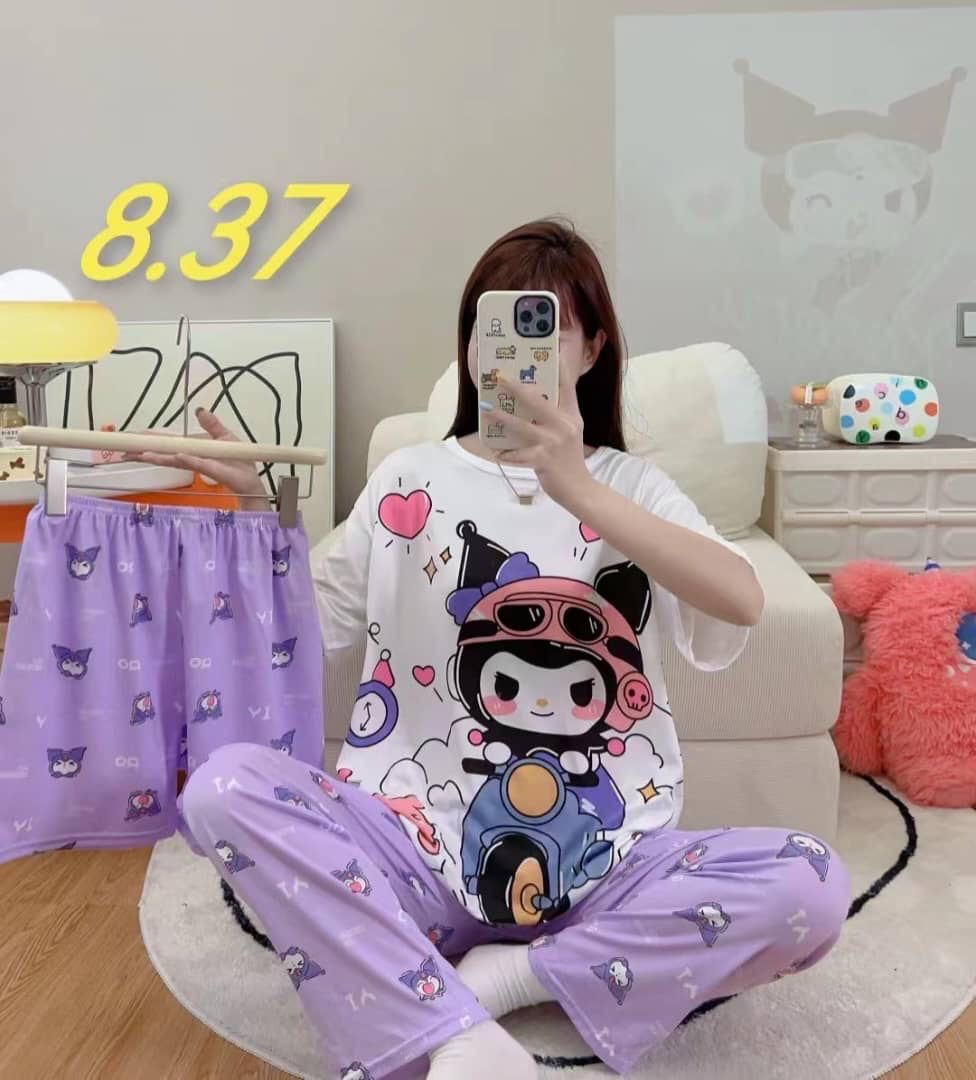 09. Kuromi 3-Piece Pajama Set