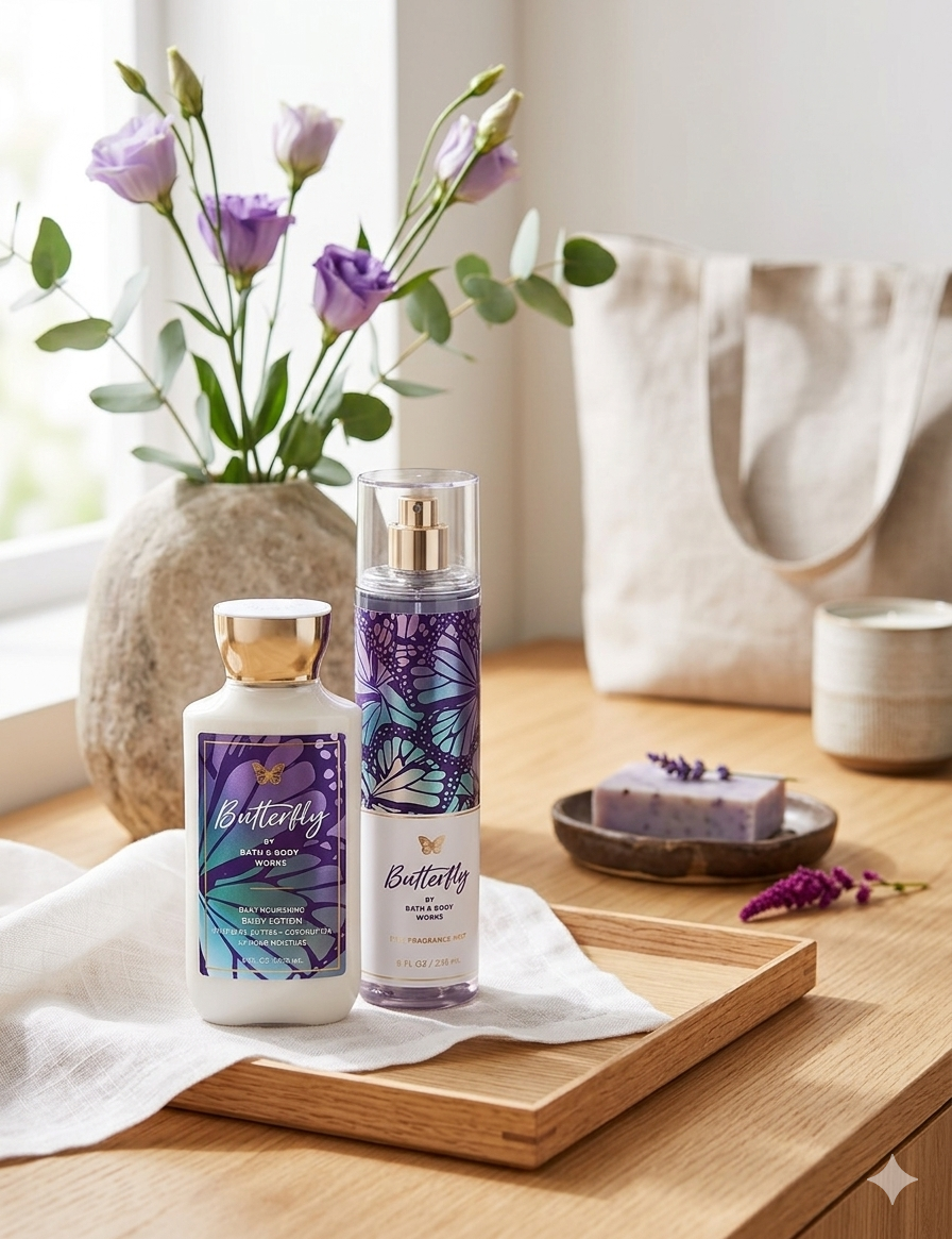 09. Butterfly Body Lotion & Fragrance Mist Set