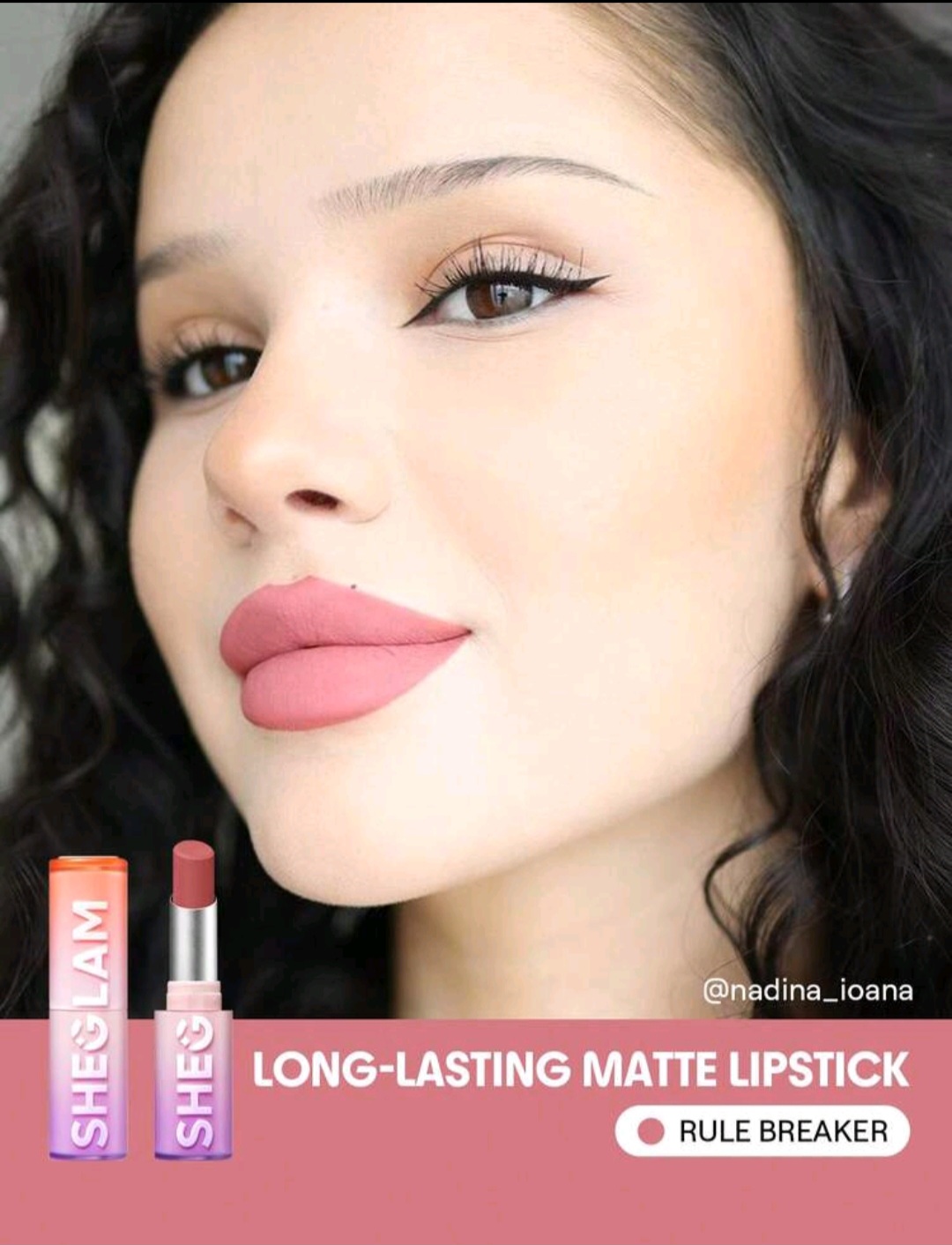 29. Sheglam Long-Lasting Matte Lipstick - Rule Breaker